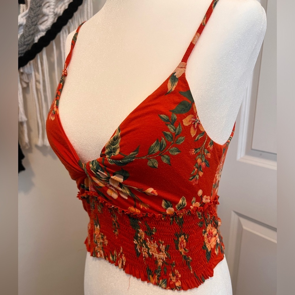 American Eagle floral tank, Size S